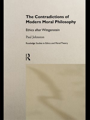 cover image of The Contradictions of Modern Moral Philosophy